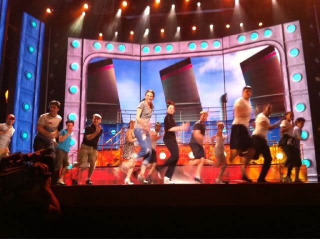 The Cast of ANYTHING GOES rehearse for the TONY AWARDS!
