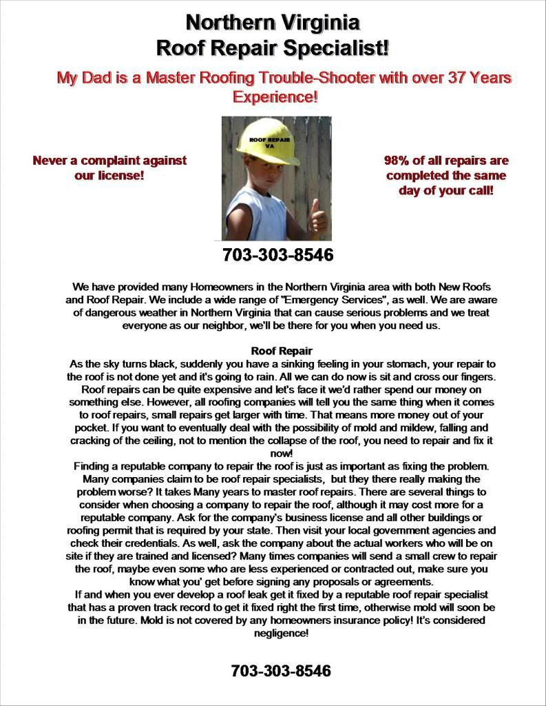 northern virginia roofing