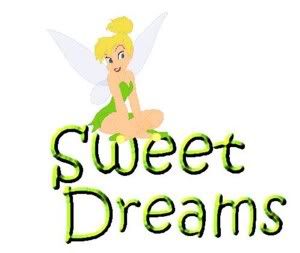 tinkerbell sweet dreams night clip graphics animated