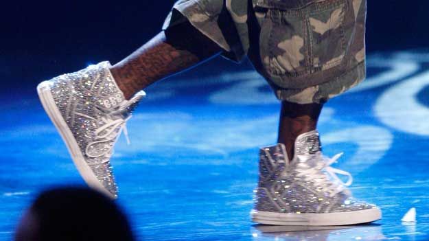 Above is the Supra that was worn by everyone's favorite artist Lil' Wayne at 