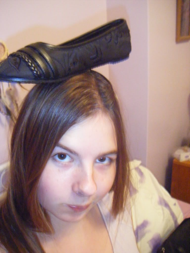 shoe on head Pictures, Images and Photos