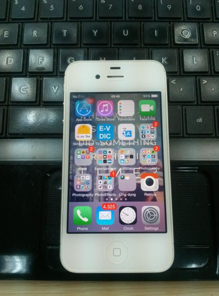 HCM iphone 4s trắng quốc tế 32gb full box - 2