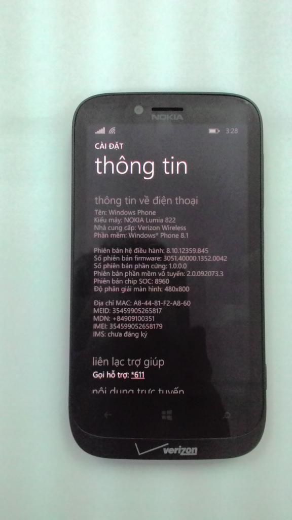 HTC 8x new full box giá tốt,Lumia 822 Verizon - 3