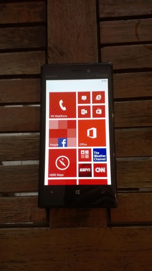 Bán lumia 928 Verizon Black - 3