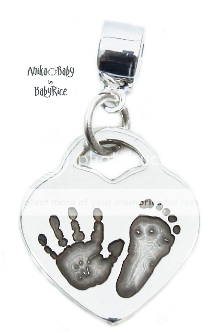 personalised handprint charm