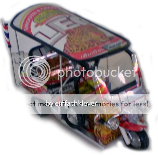 TUK TUK + RIKSCHA Thailand Taxi Dosen CHANG BEER (NEU)