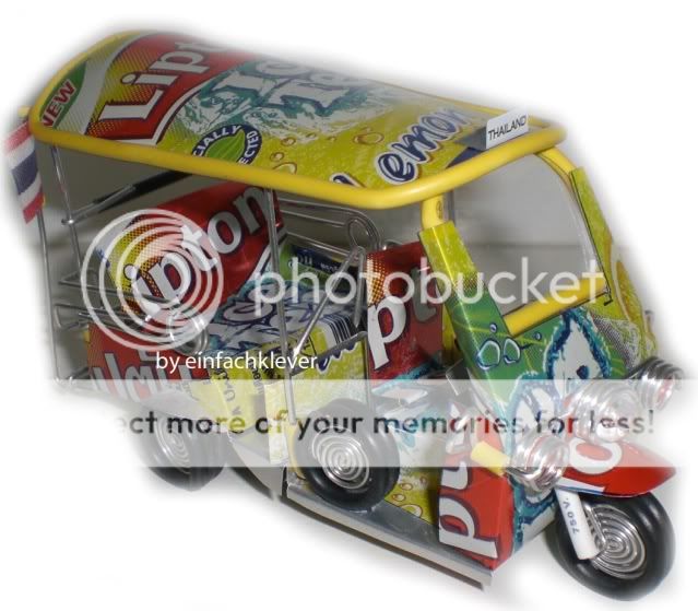 TUK TUK + RIKSCHA Thailand Taxi Dosen CHANG BEER (NEU)