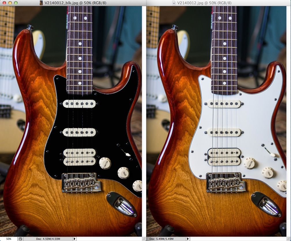 Poll: white or black pick guard on Sienna SB Am Std? | Fender ...