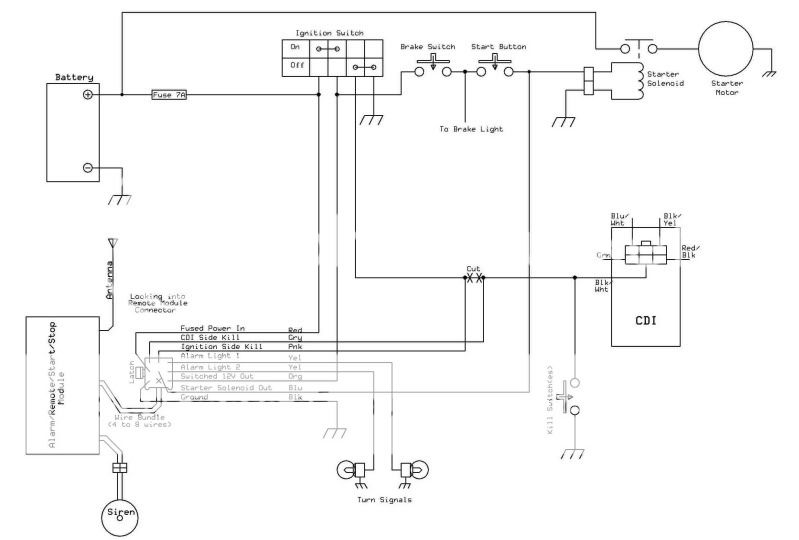 Chinese Quad Wiring Diagram - Circuit Diagram Images